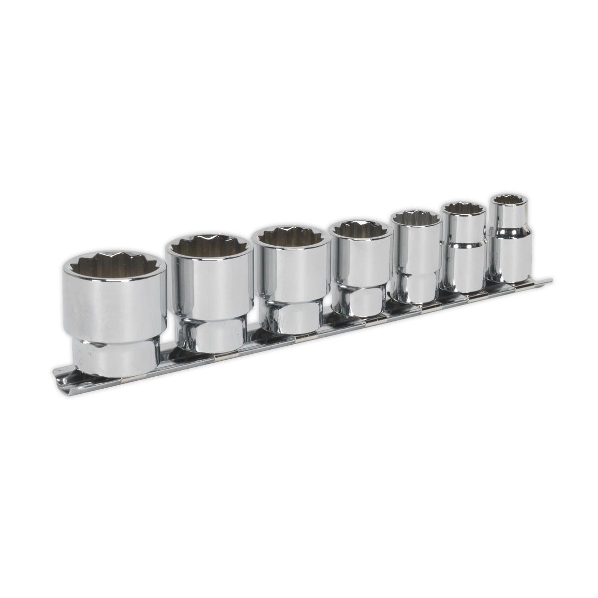 Sealey Socket Set 7pc 3/8″Sq Drive Whitworth AK2676
