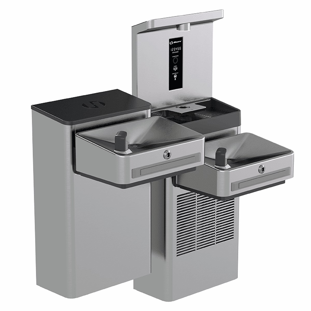 Wall Mount Hi-Lo ADA Touchless Water Cooler and Bottle Filler