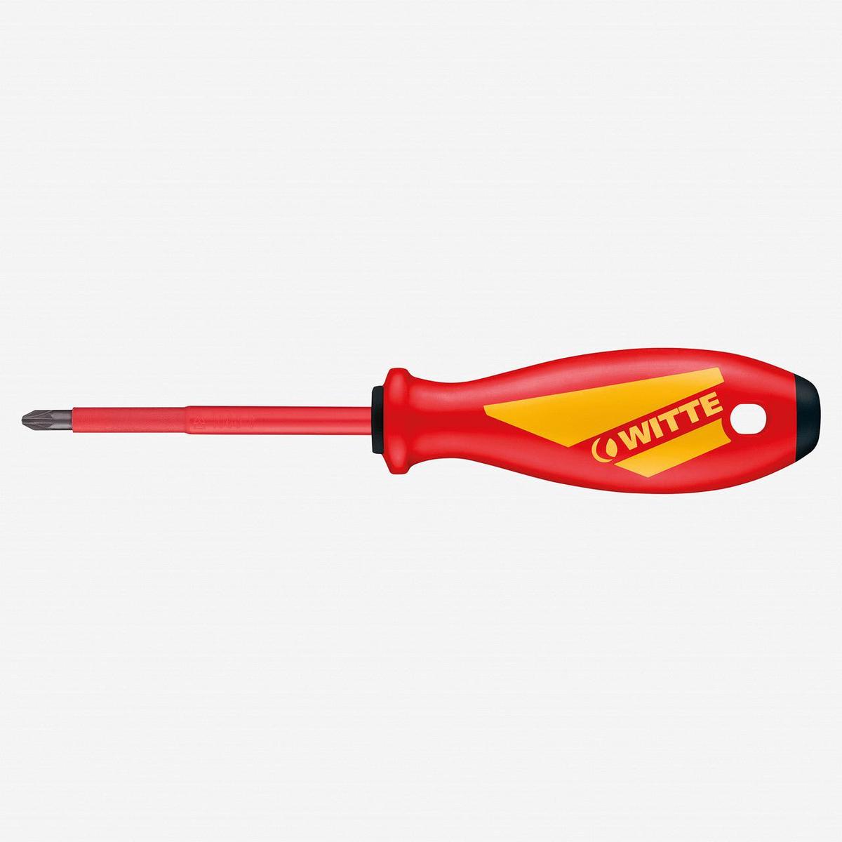 Witte Maxx VDE Pozidriv Screwdriver, #1 x 80mm