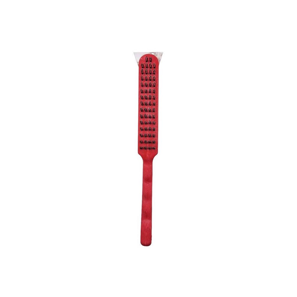 275mm Length Wire Brush & Scraper Remove Rust Plastic Handle DIY Garage Workshop – S3675