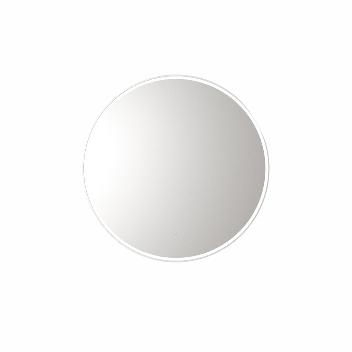 Aulic Windsor Round LED Mirror 700mm Matte White