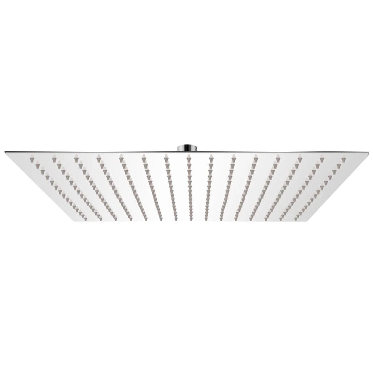 Berkfield Rain Shower Head Stainless Steel 40×40 cm Square