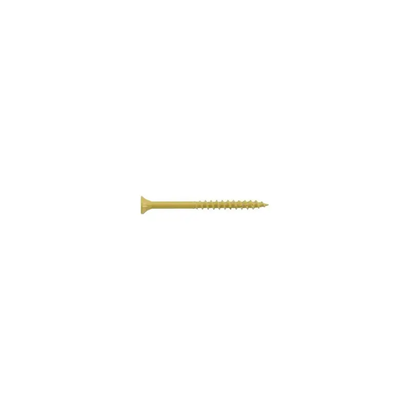 Deck Plus Wood Screws, Self-Drilling, Tan Ceramic, 2-In. x #8, 1-Lb.