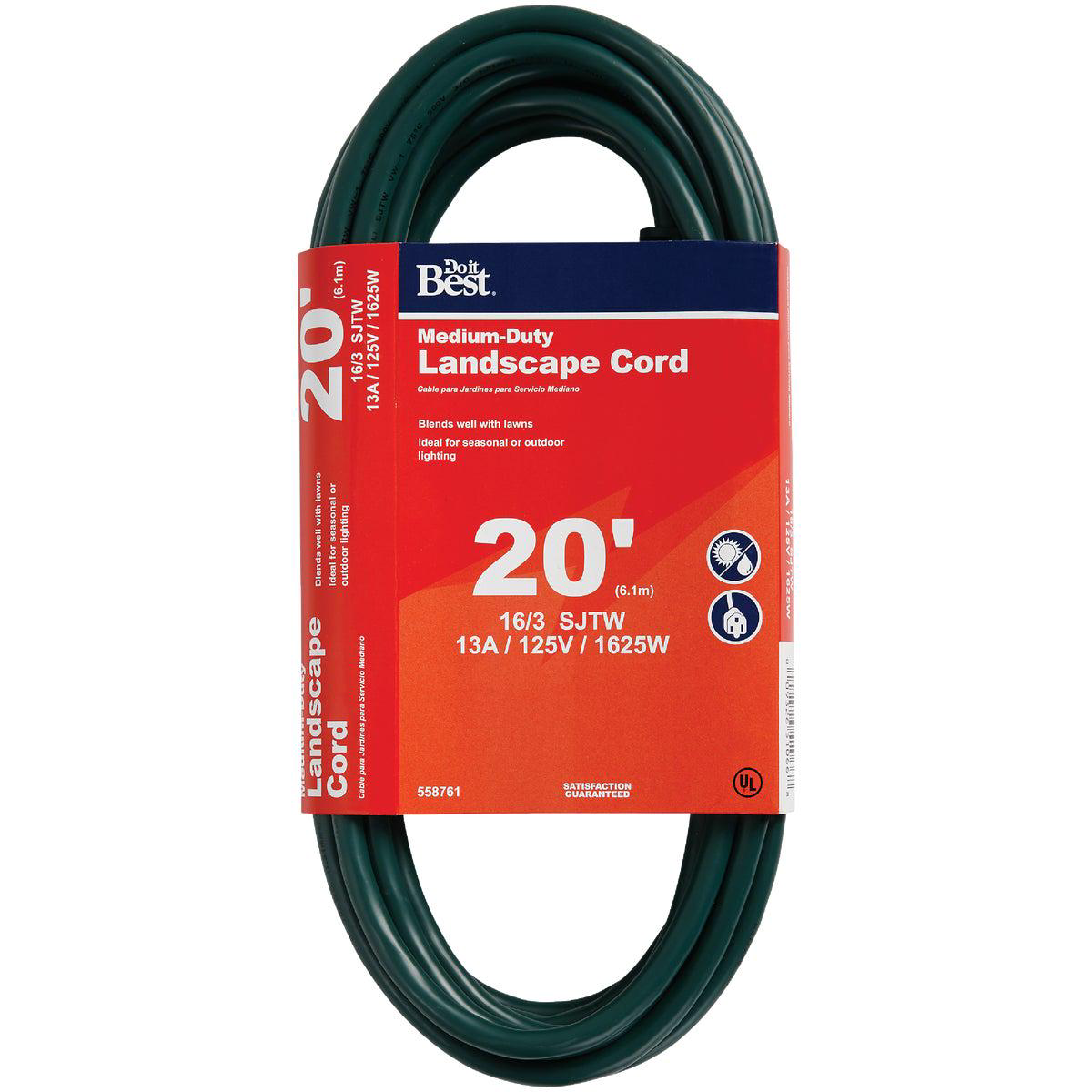 Do it Best 20 Ft 163 Landscape Extension Cord