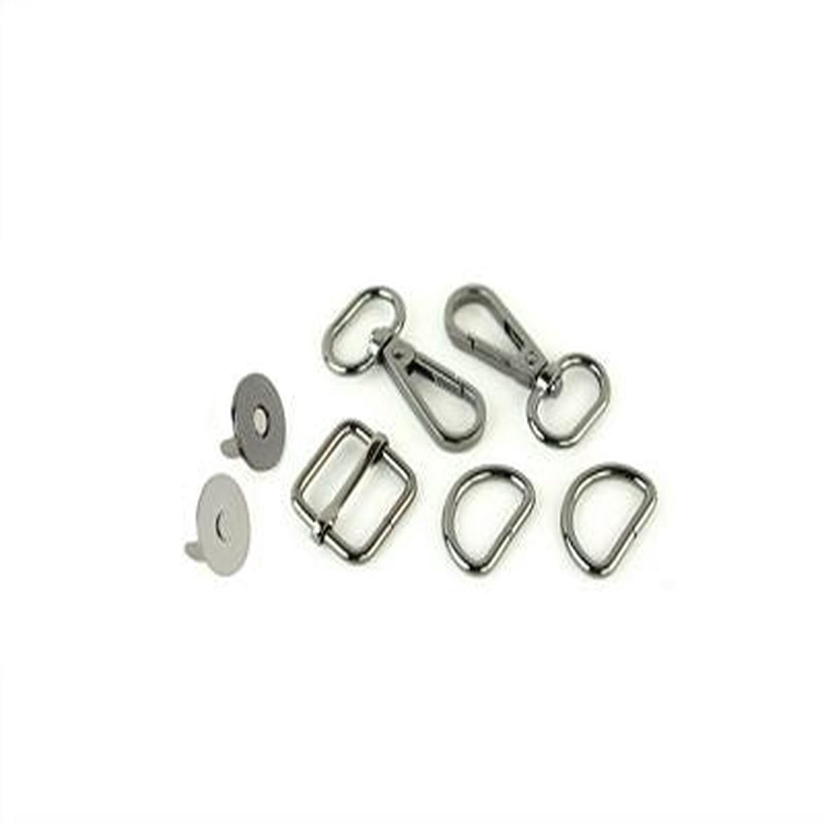 Ginger or Myrna Hardware Kit Gunmetal — Sallie Tomato