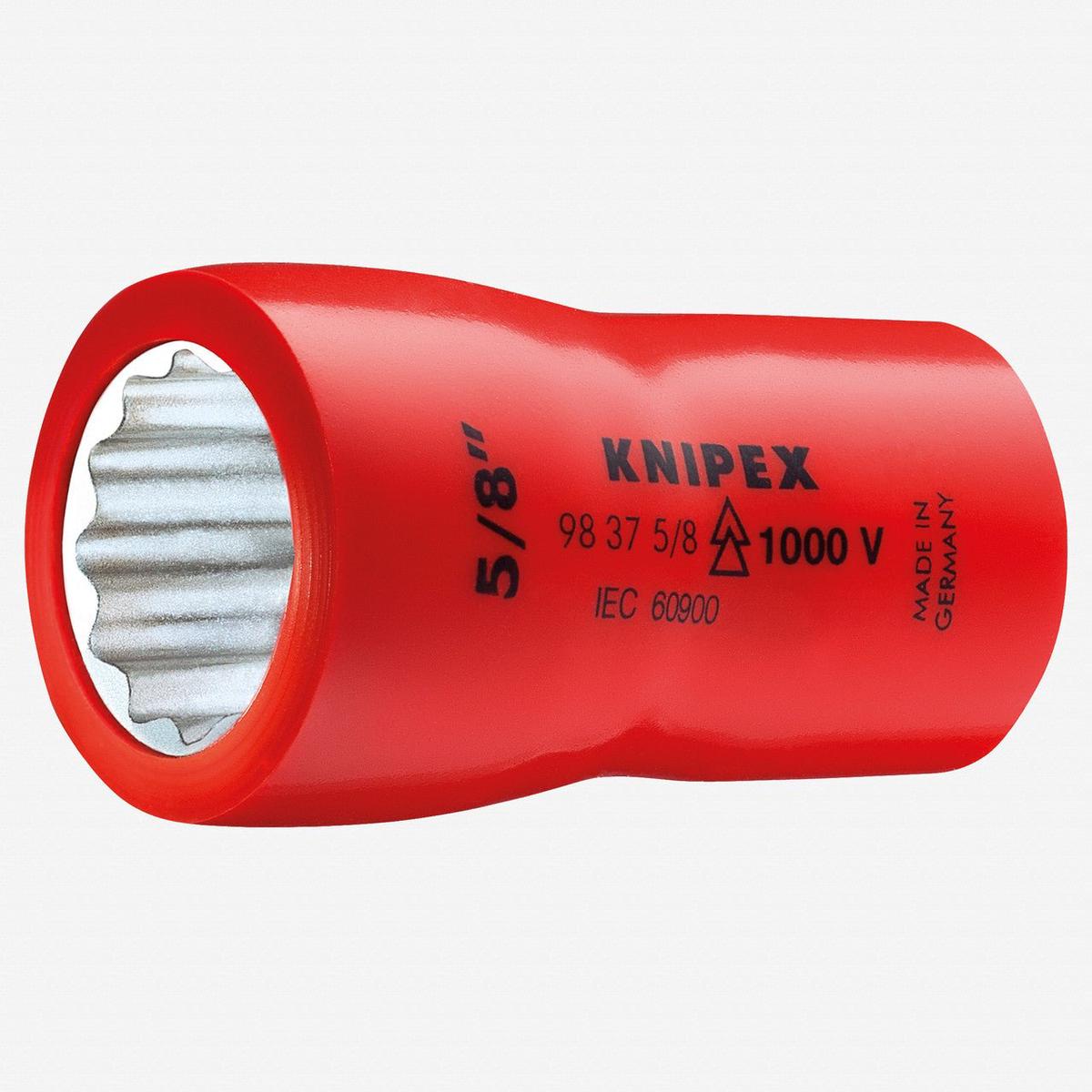 Knipex Insulated 7/8″ Socket, 1/2″ Drive, 12 Point