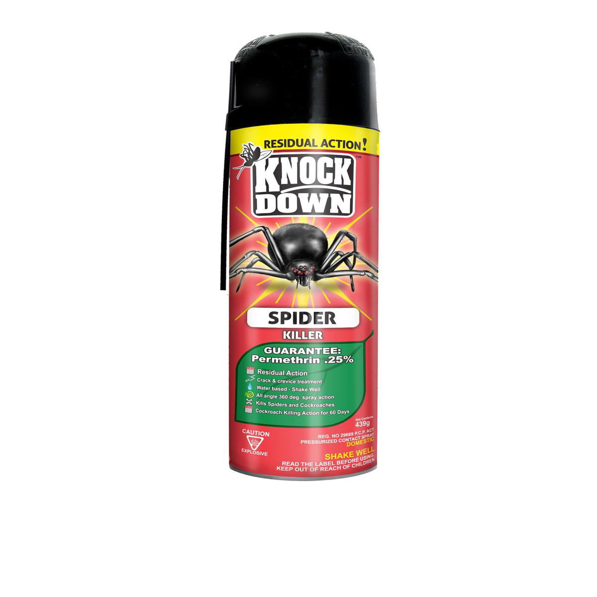 Knock Down KD103D Spider Killer 025 Permethrin 439g Aerosol
