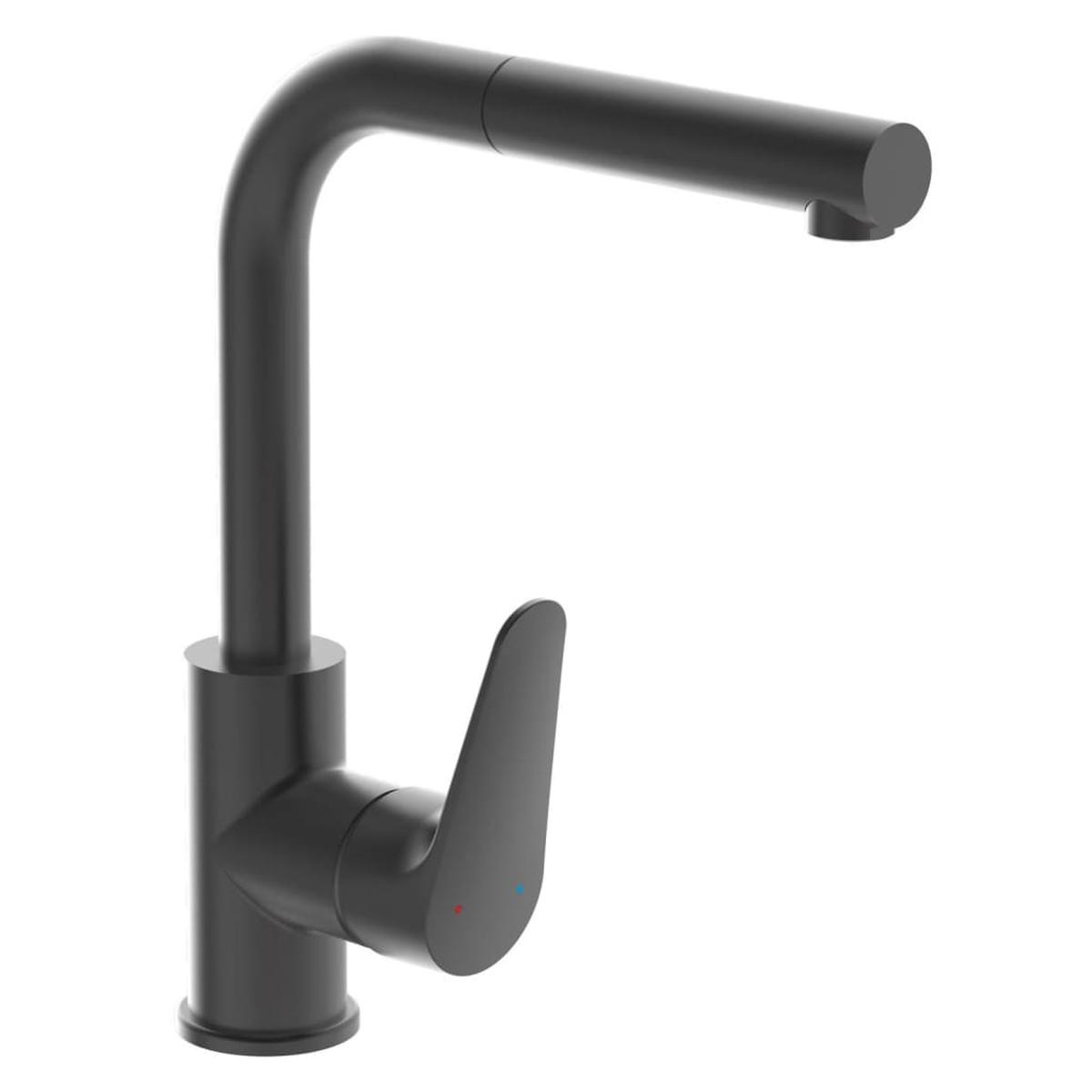 SCH_TTE Kitchen Mixer Tap with Pull-out Spout FLORIDA Matte Graphite