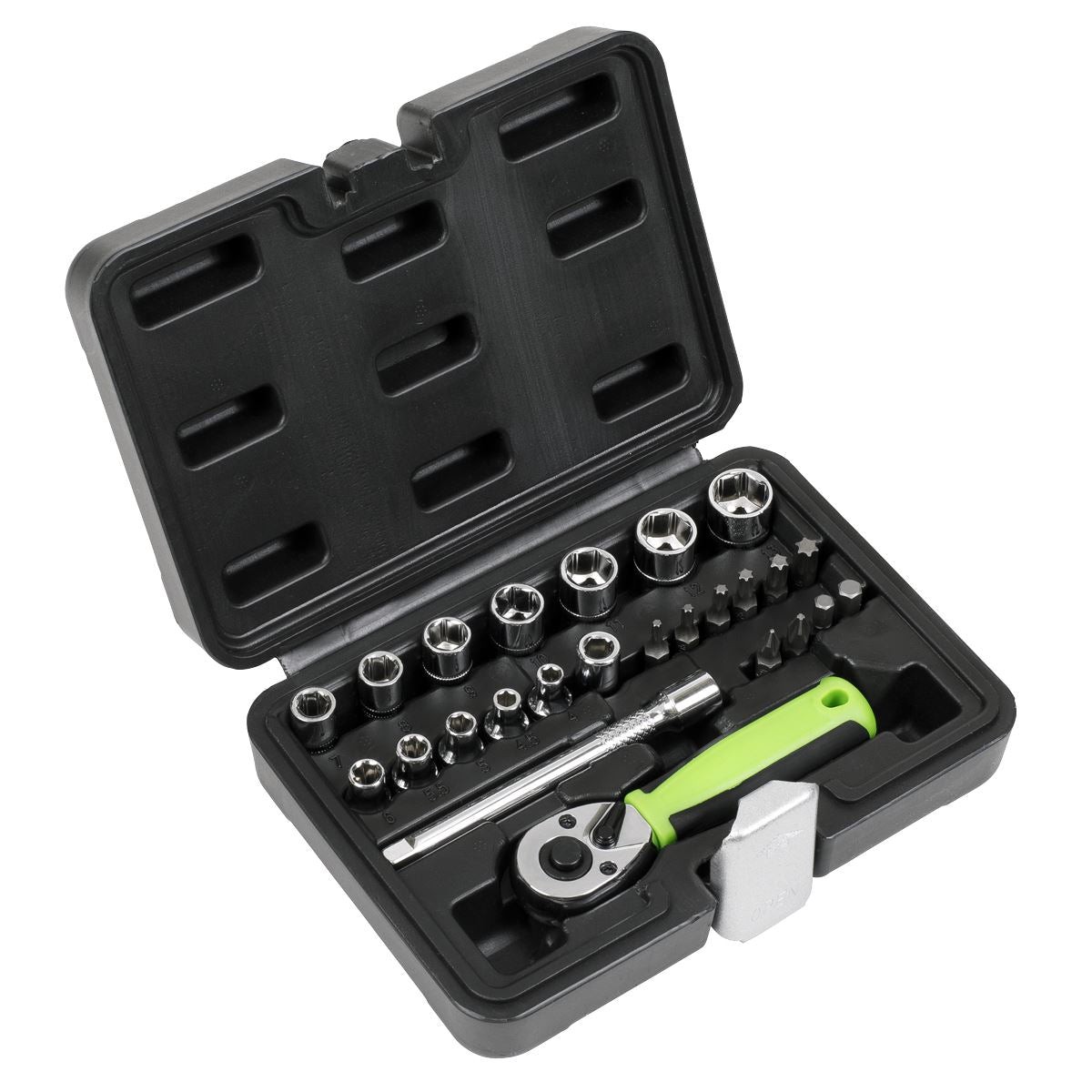 Sealey Socket Set 25pc 1/4″Sq Drive – Metric S01233