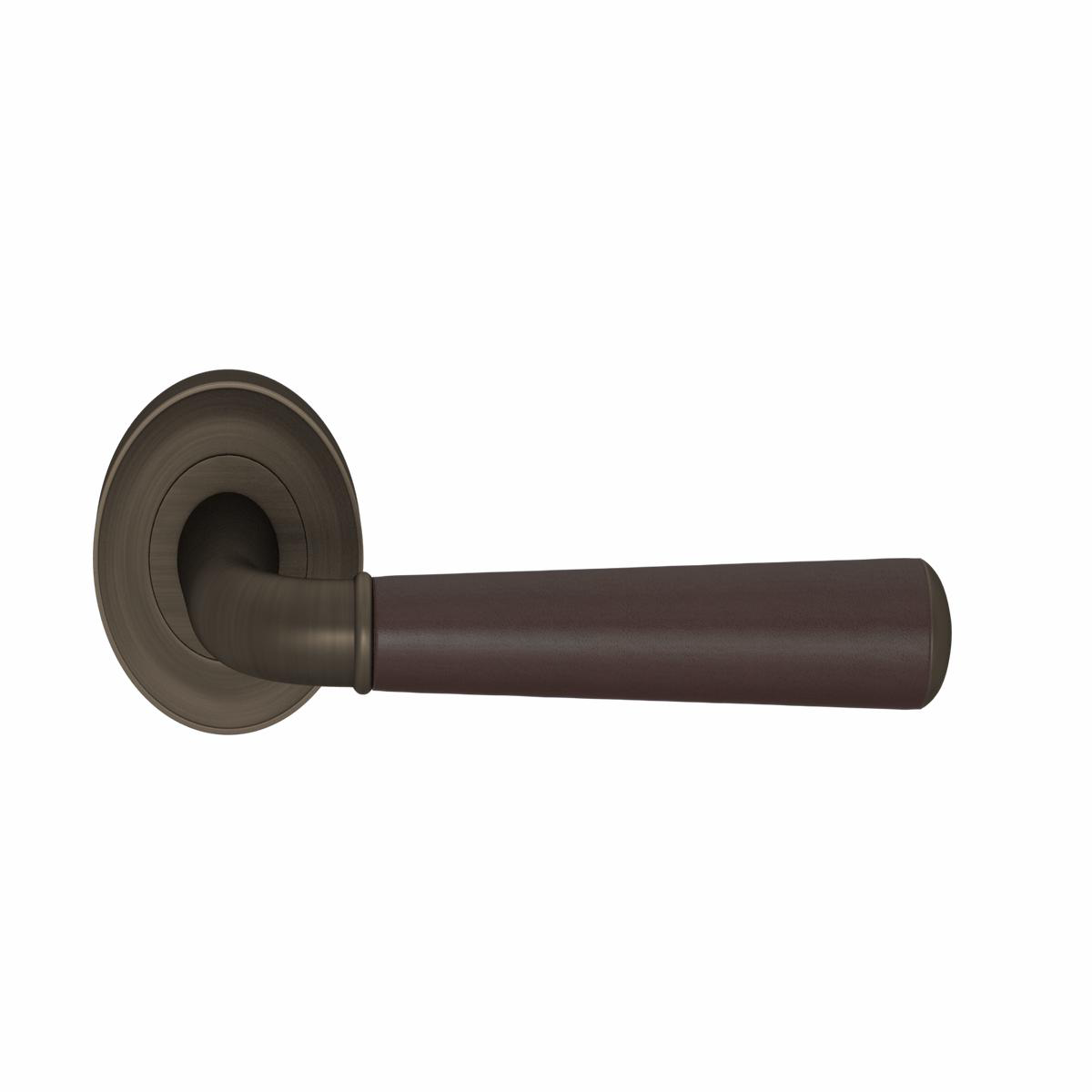 Tube Stitch in Goose Neck Combination Leather (Passage Pair 8211 trim only) 8211 Chocolate Vintage Patina
