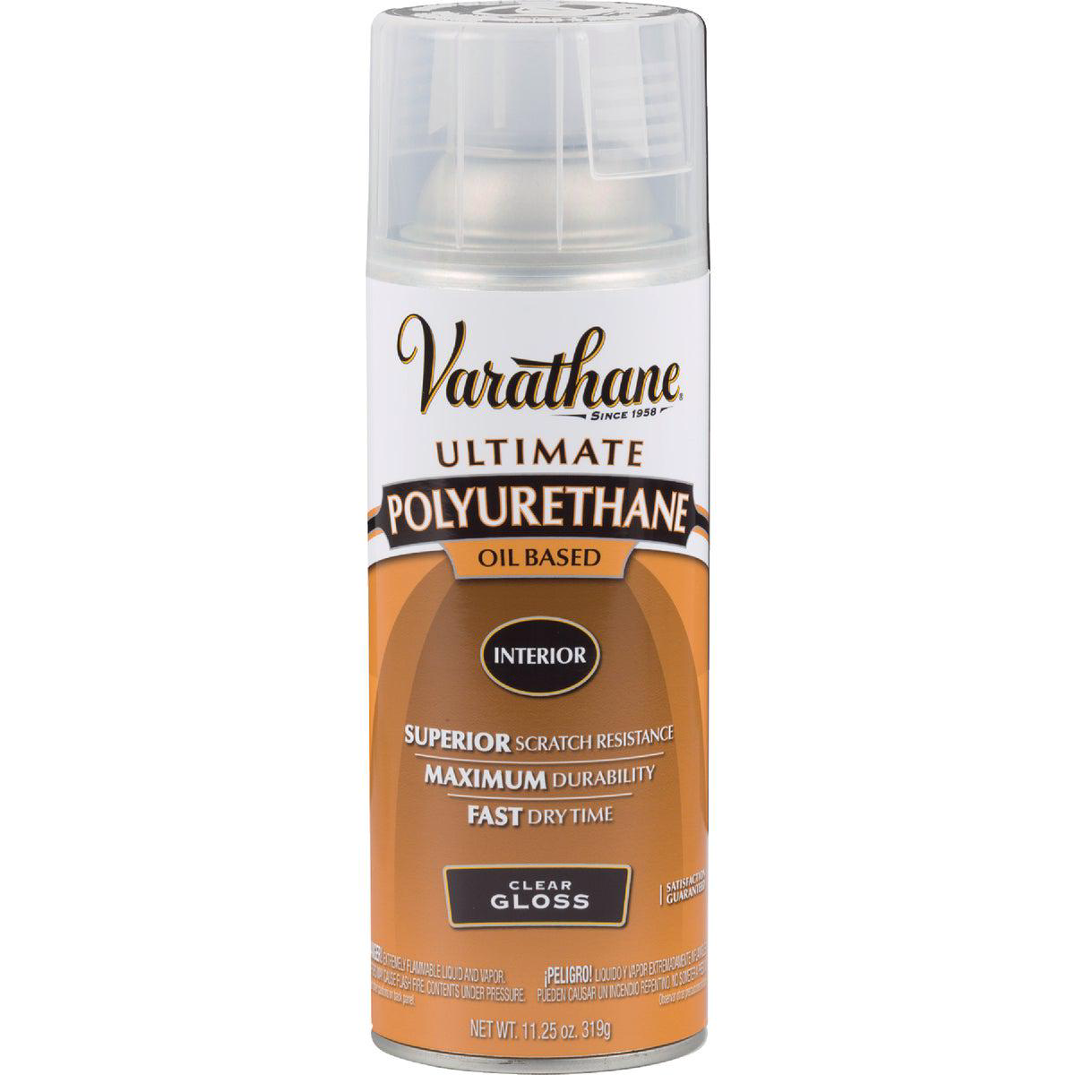 Varathane Gloss Clear Interior Spray Polyurethane 1125 Oz
