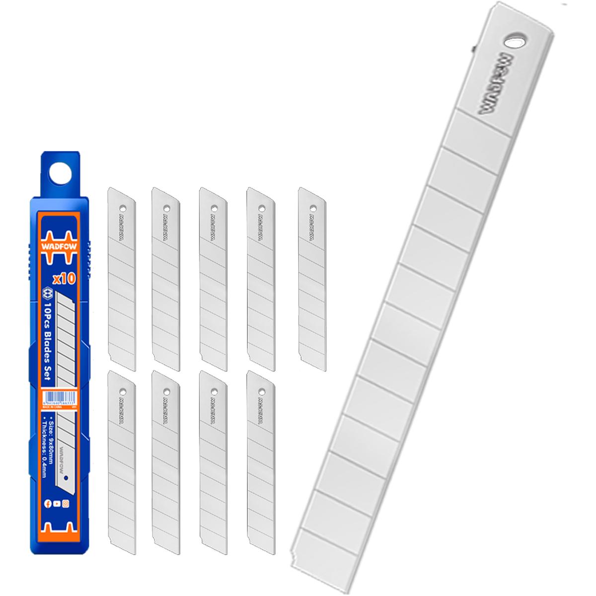 Wadfow Snap-Off Knife Blade Set 10PCs