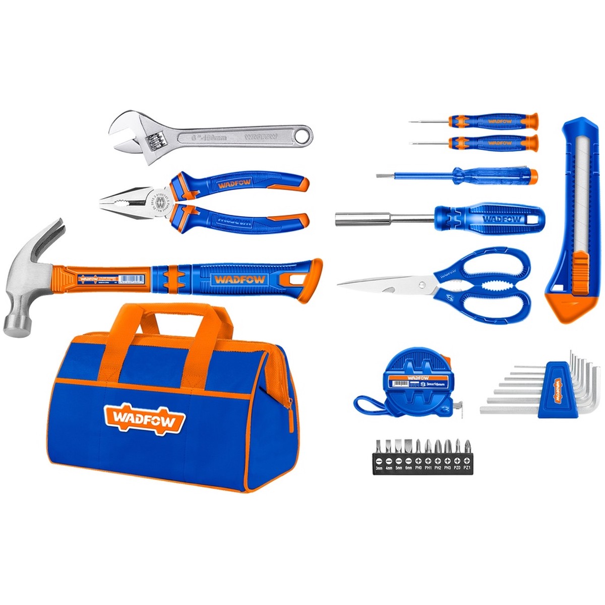 Wadfow WHS1M28 Hand Tools 28Pcs Set