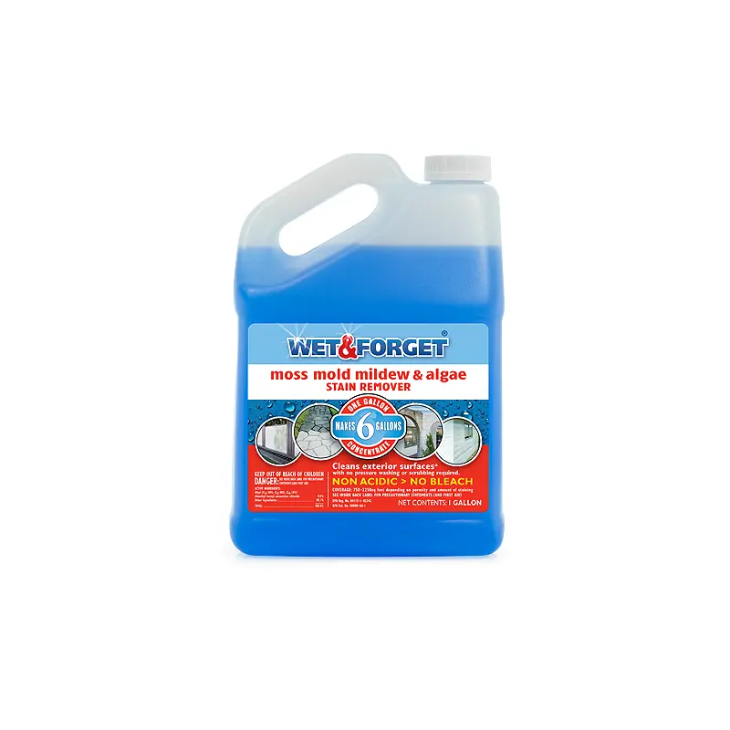 Wet & Forget Outdoor Cleaner Concentrate Moss, Mold, Mildew & Algae Stain Remover