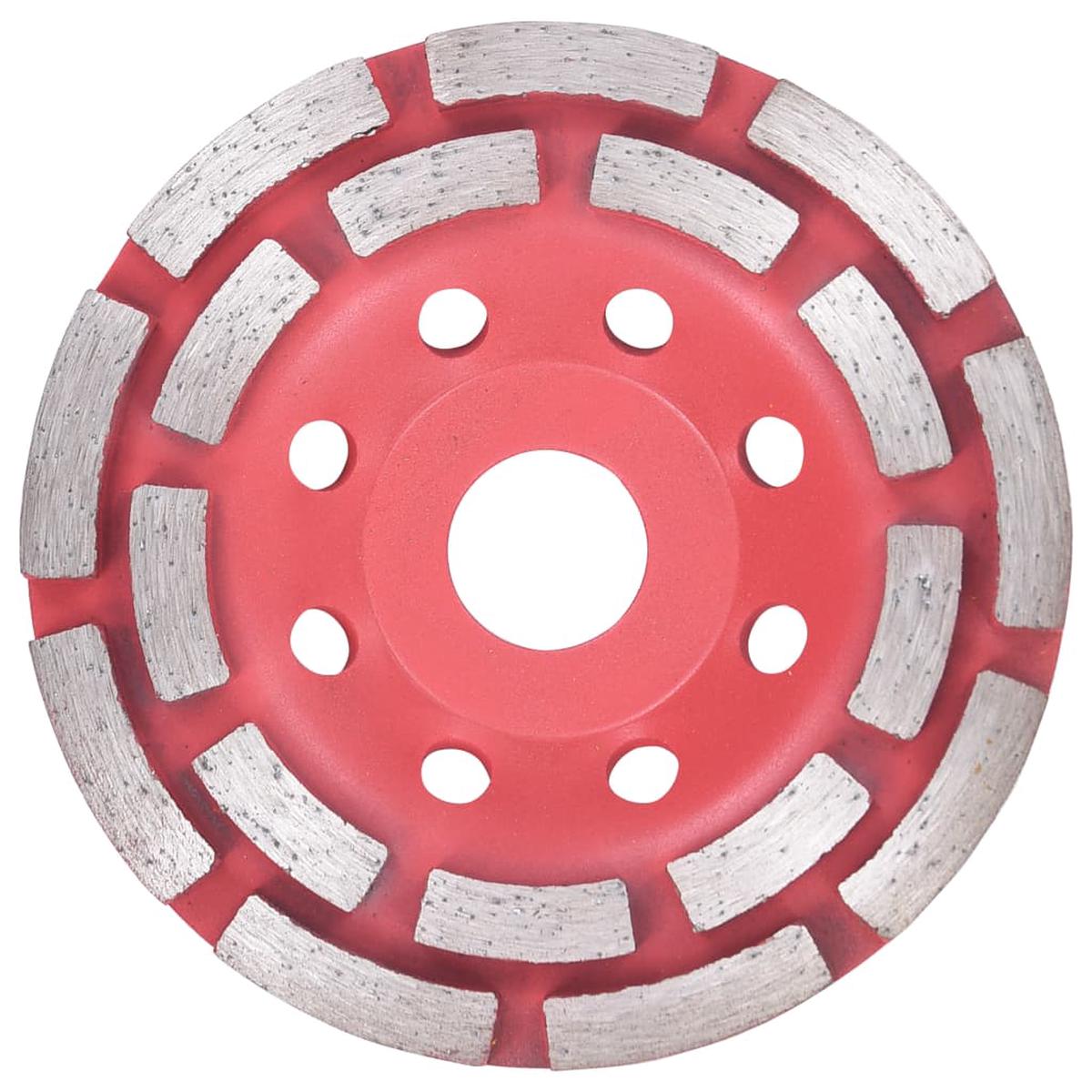 Berkfield Diamond Grinding Cup Wheel with Double Row 115mm