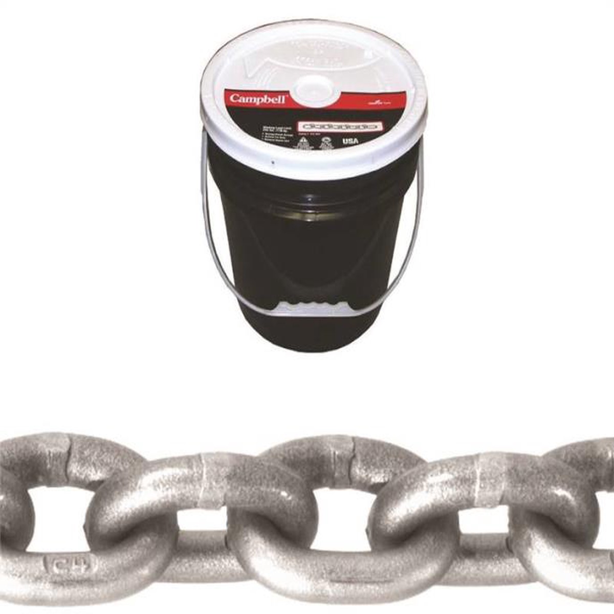 Campbell 018-1523 High Test Chain Carbon Steel 516 x 100