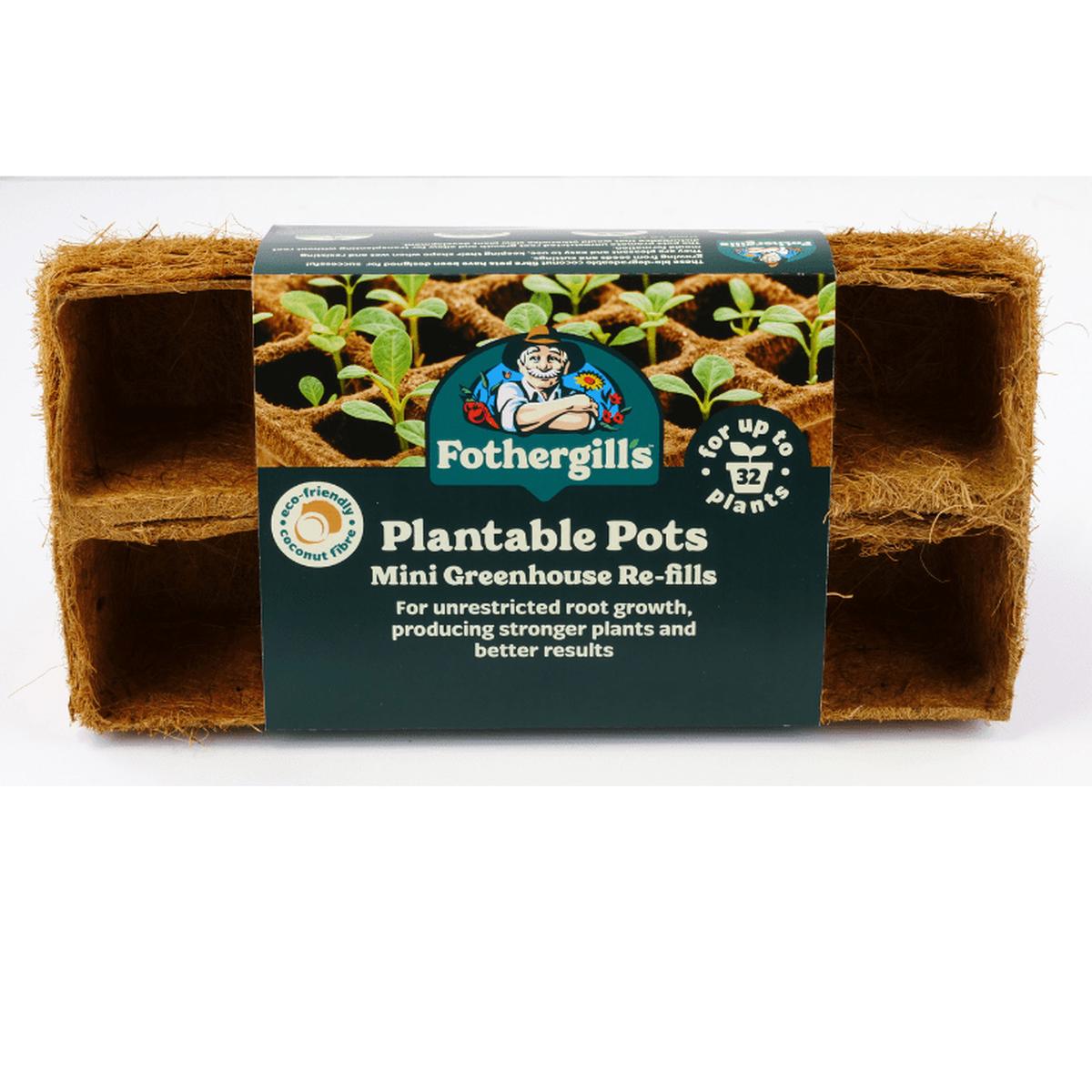Plantable Pots Greenhouse Kit Refills(32 plants)