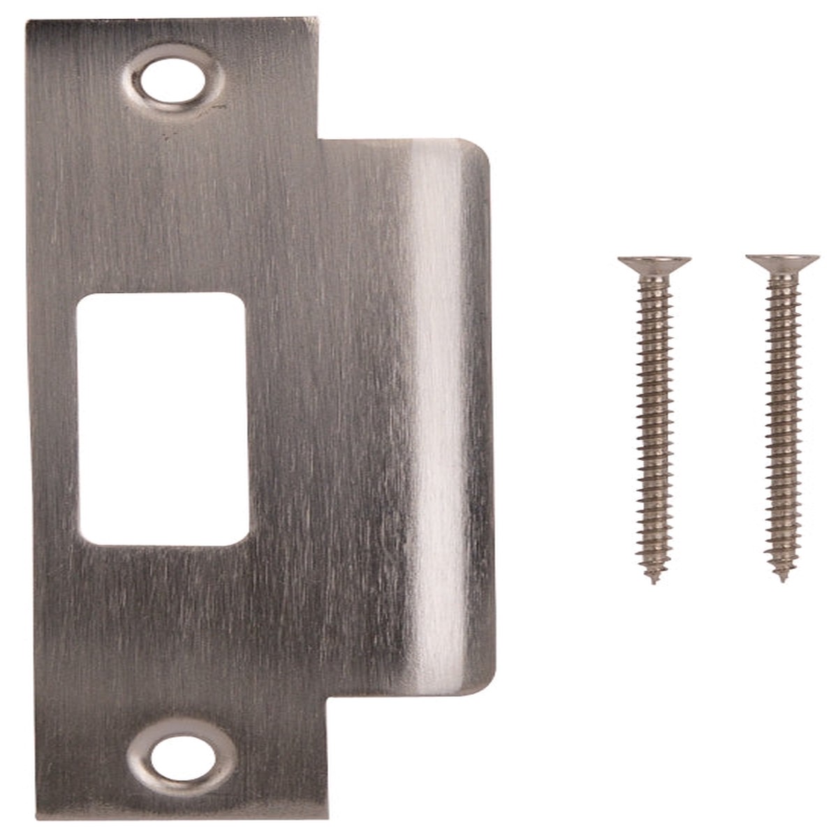 ProSource HSH-006BN-PS Strike Plate 4-78 in L 2 in W Steel Brushed Nickel