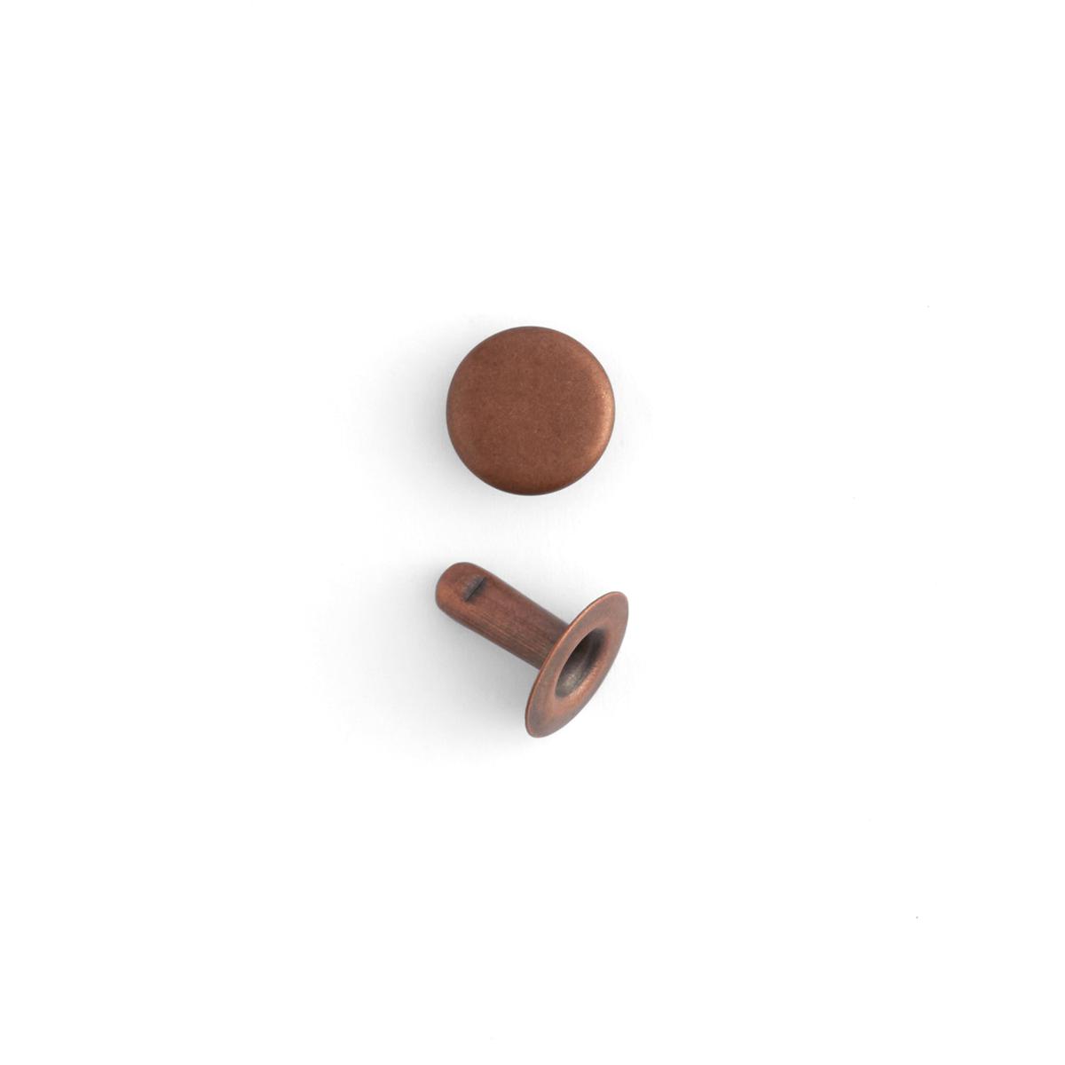 Rapid Rivets 100 Pack – Antique Copper Plate | Extra Small