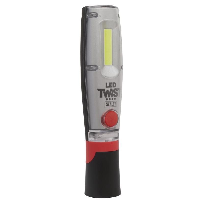 Sealey LED1001 Rechargeable Inspection Lamp 8W COB + 1W LED