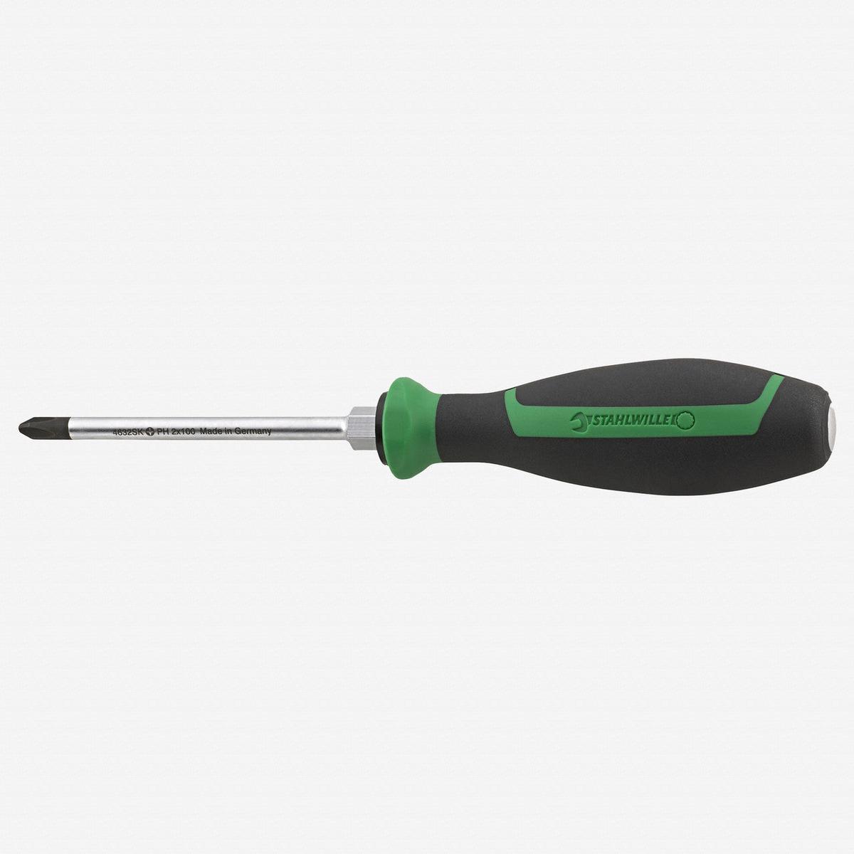 Stahlwille 4632SK DRALL+ Phillips Screwdriver with Impact Cap, #3 x 150 mm