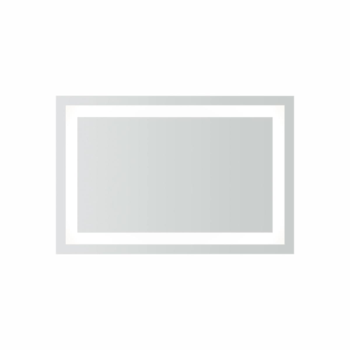 Thermogroup Ablaze Backlit Rectangular Mirror with Border Cool 750x900x45mm 62Watts