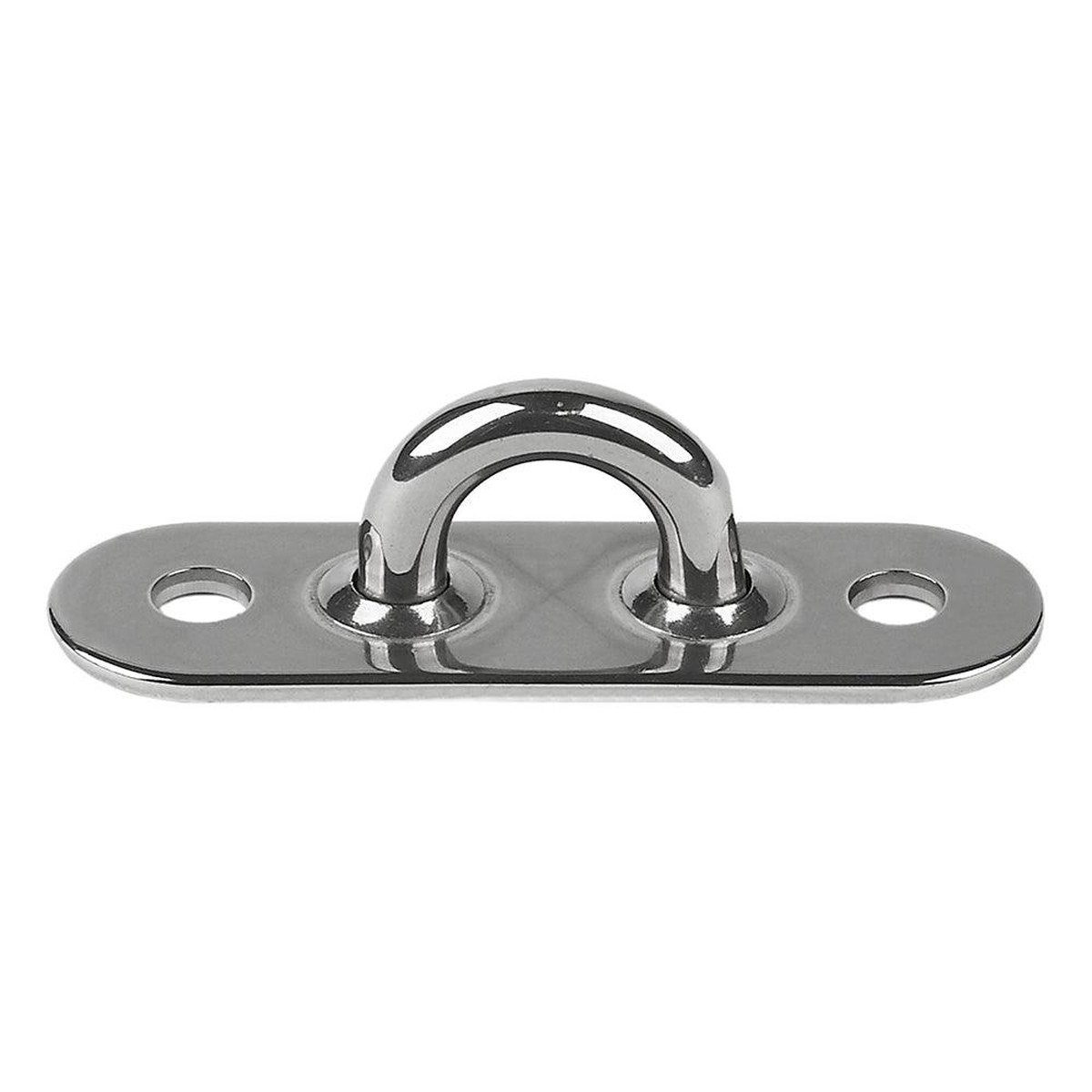 Schaefer Stainless Steel Welded Pad Eye – 2″L x 5/8″W [78-03]