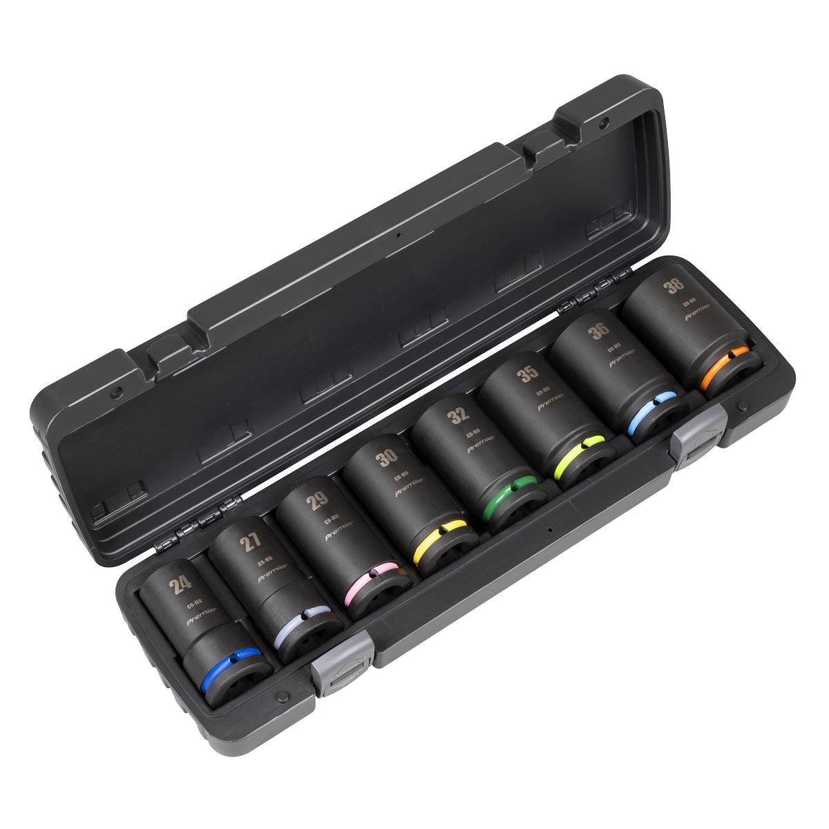 Sealey Premier Deep Impact Socket Set 3/4″Sq Drive 8pc AK8891M