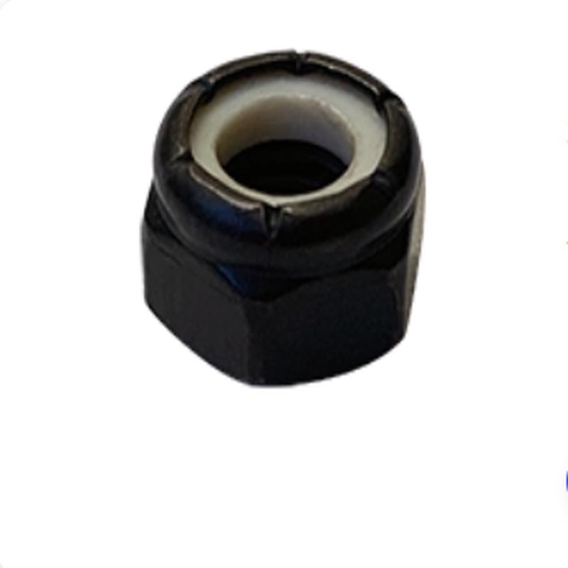 [1500 BULK] 4-40 NYLON INSERT LOCK NUTS 18-8 STAINLESS STEEL BLACK OX AND OIL