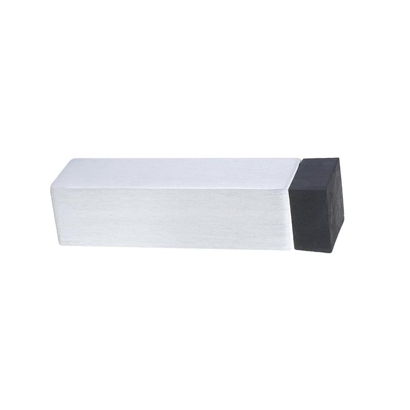 ZANDA DOOR ACCESSORIES SQUARE SKIRTING FIX DOOR STOP - 80X19X19MM