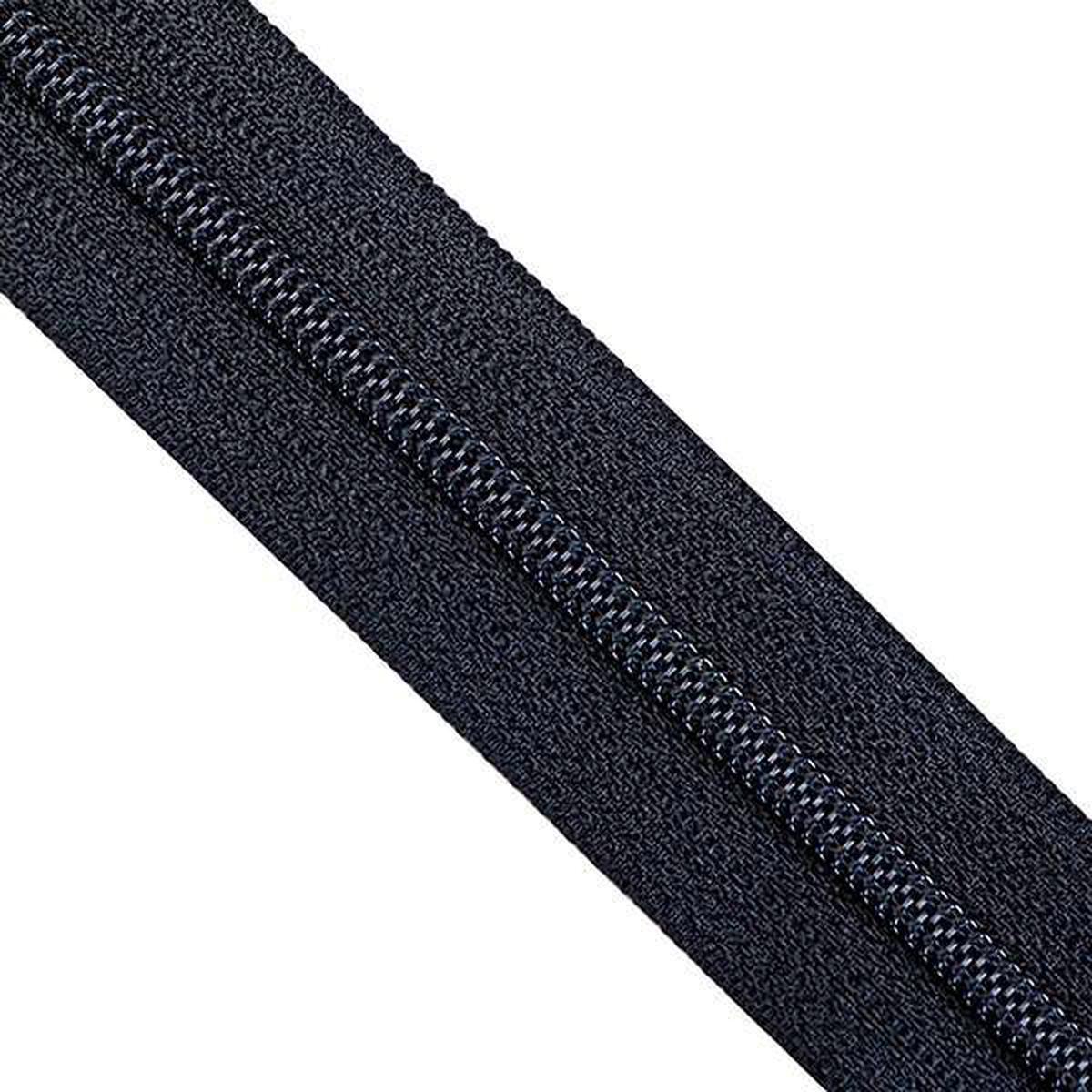 YKK Narrow Zipper Tape - Black Yard