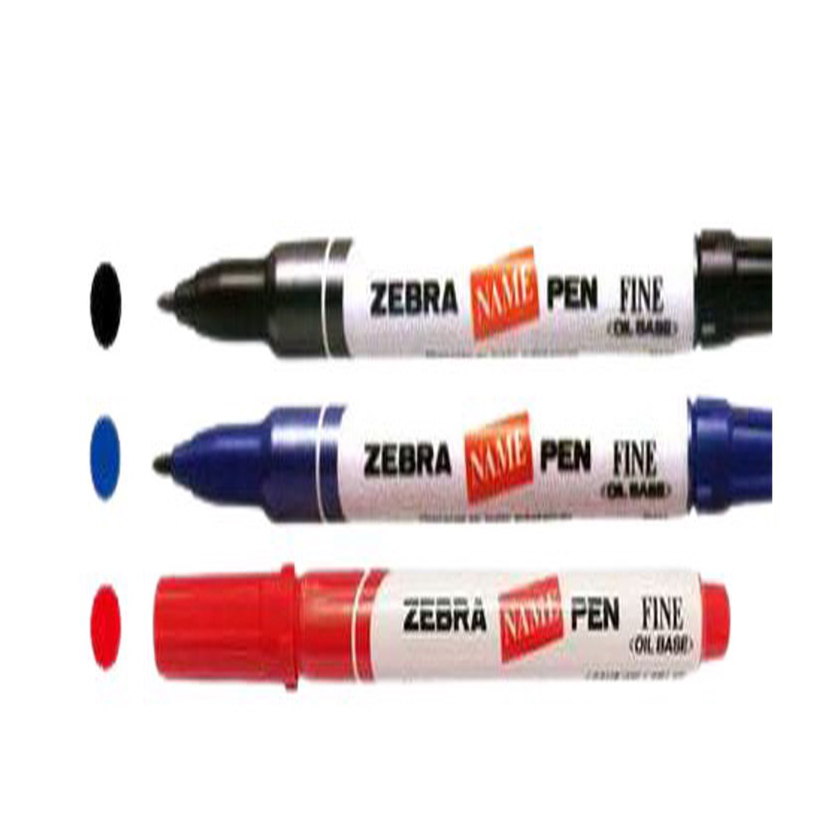 Zebra Name Pen - (10pc/box) | Model : MK-ZN
