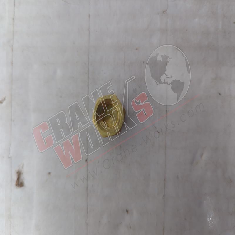 '-11083-1 | New Cap, Brass Pipe 1/8"