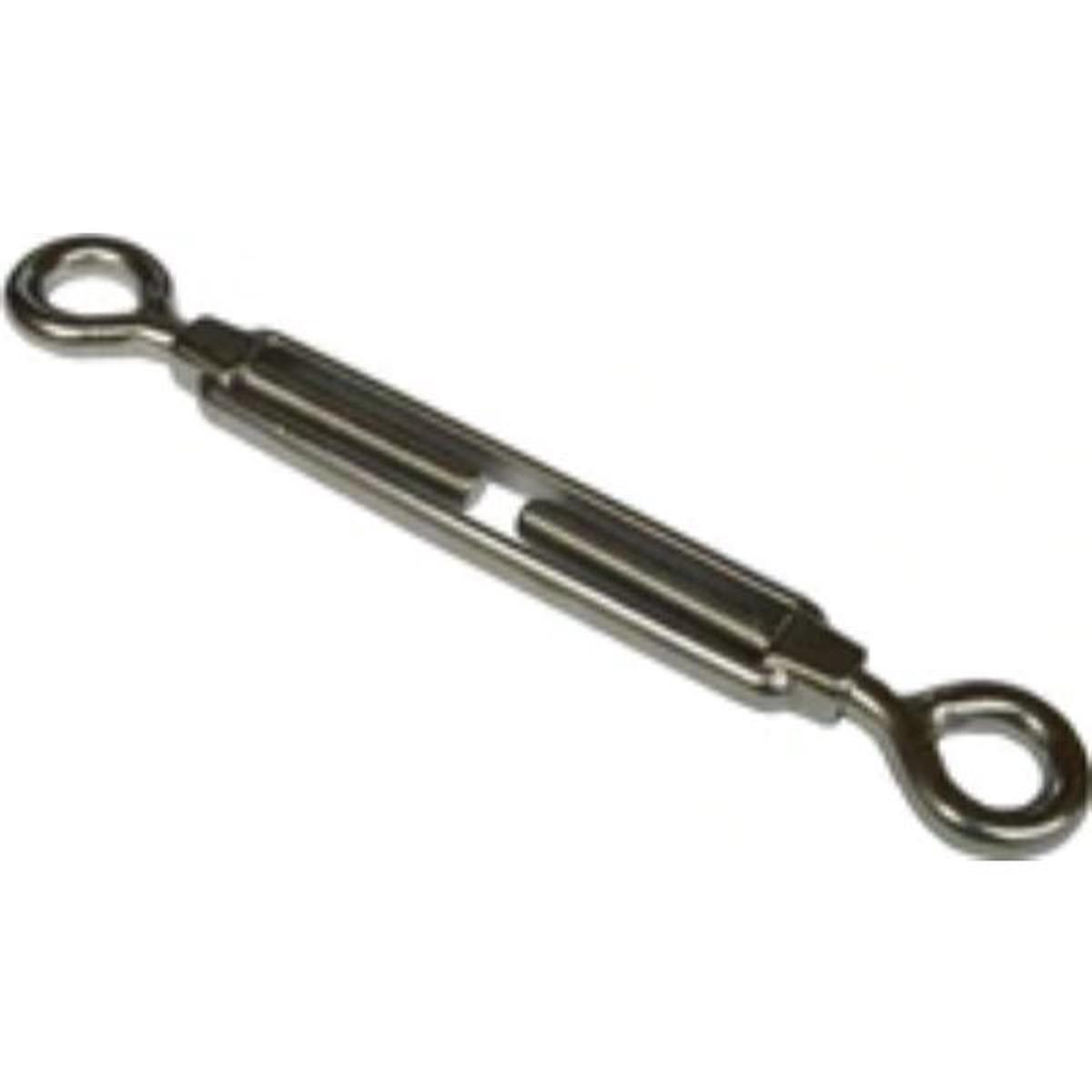 Xcel Turnbuckle Open Body Stainless Steel Eye & Eye #S311 10mm x 150mm