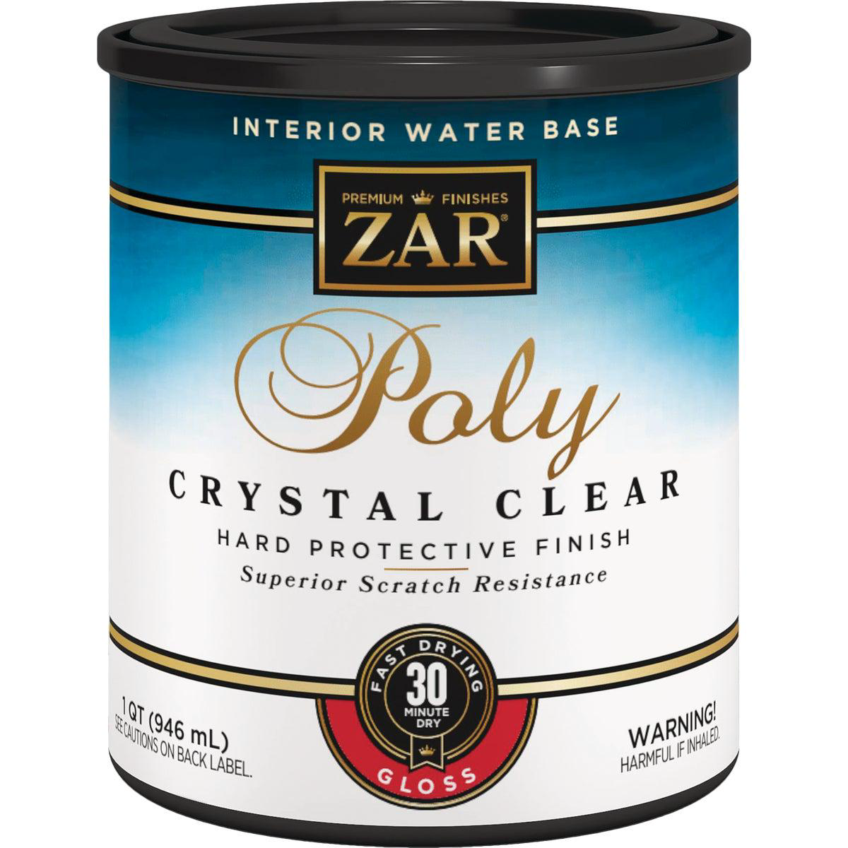 ZAR Aqua Gloss Water-Based Interior Polyurethane 1 Qt