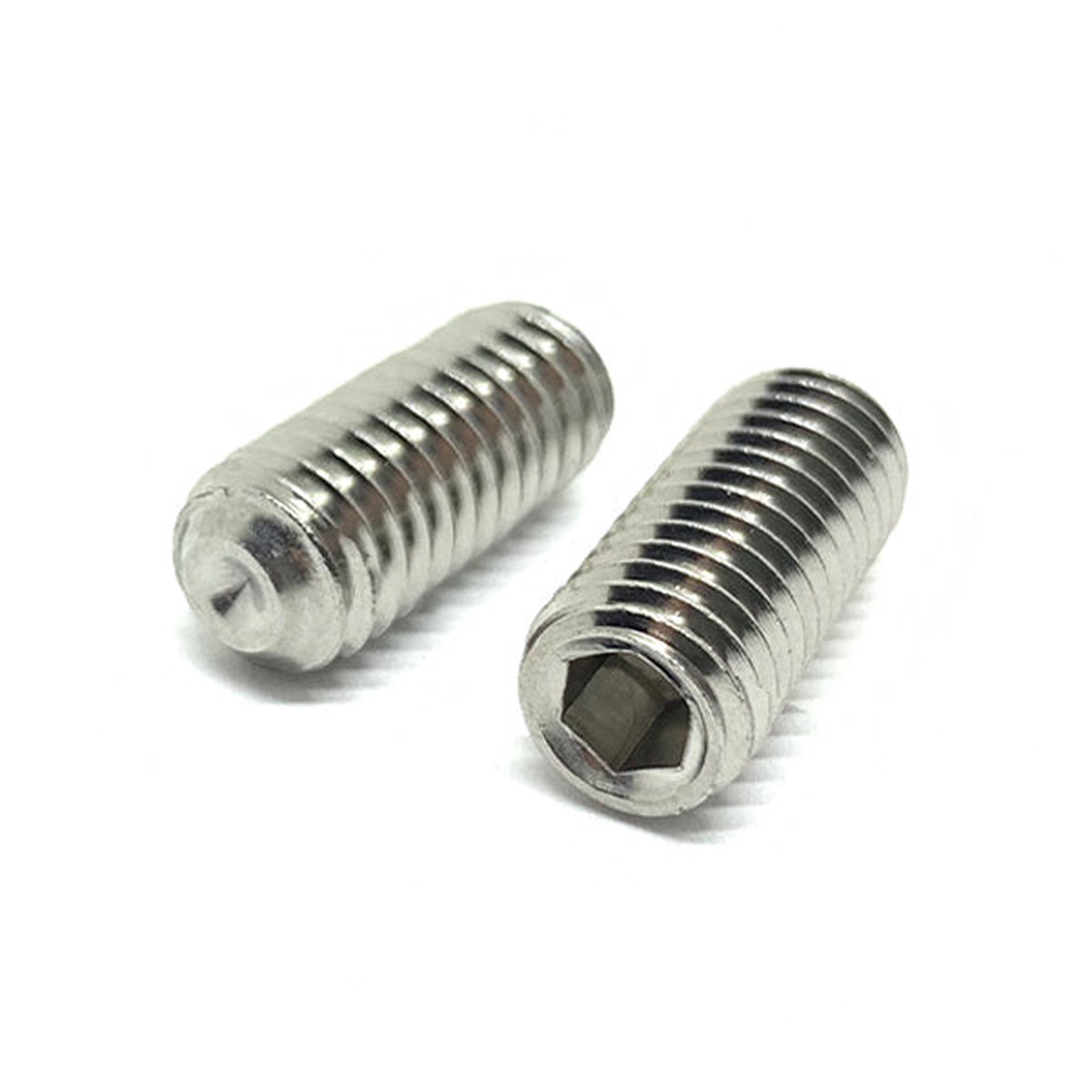 #4-40x1/4" Stainless Steel Oval Point Allen Socket Set Screw