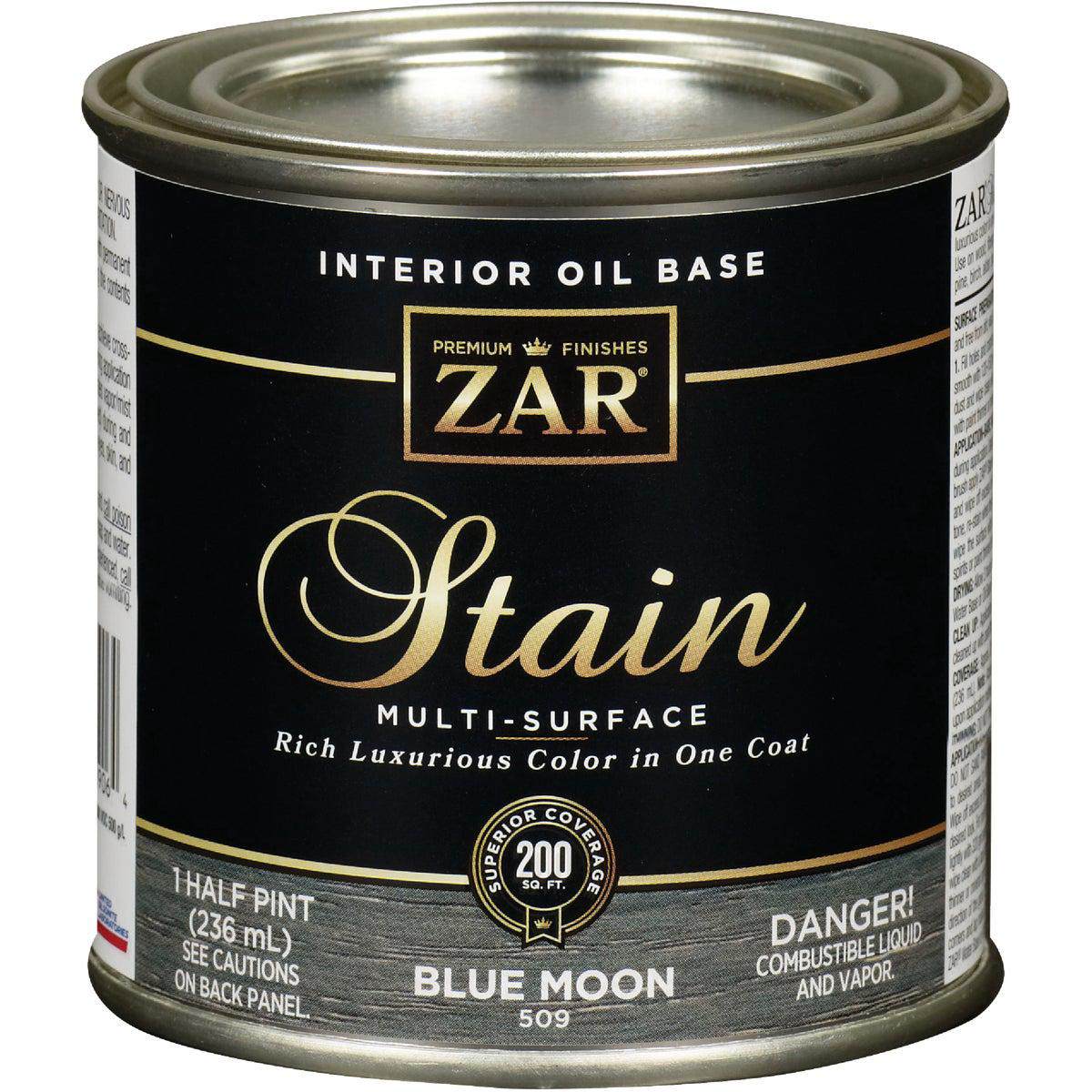 Zar 12 Pt Blue Moon Oil-Based Multi-Surface Interior Stain