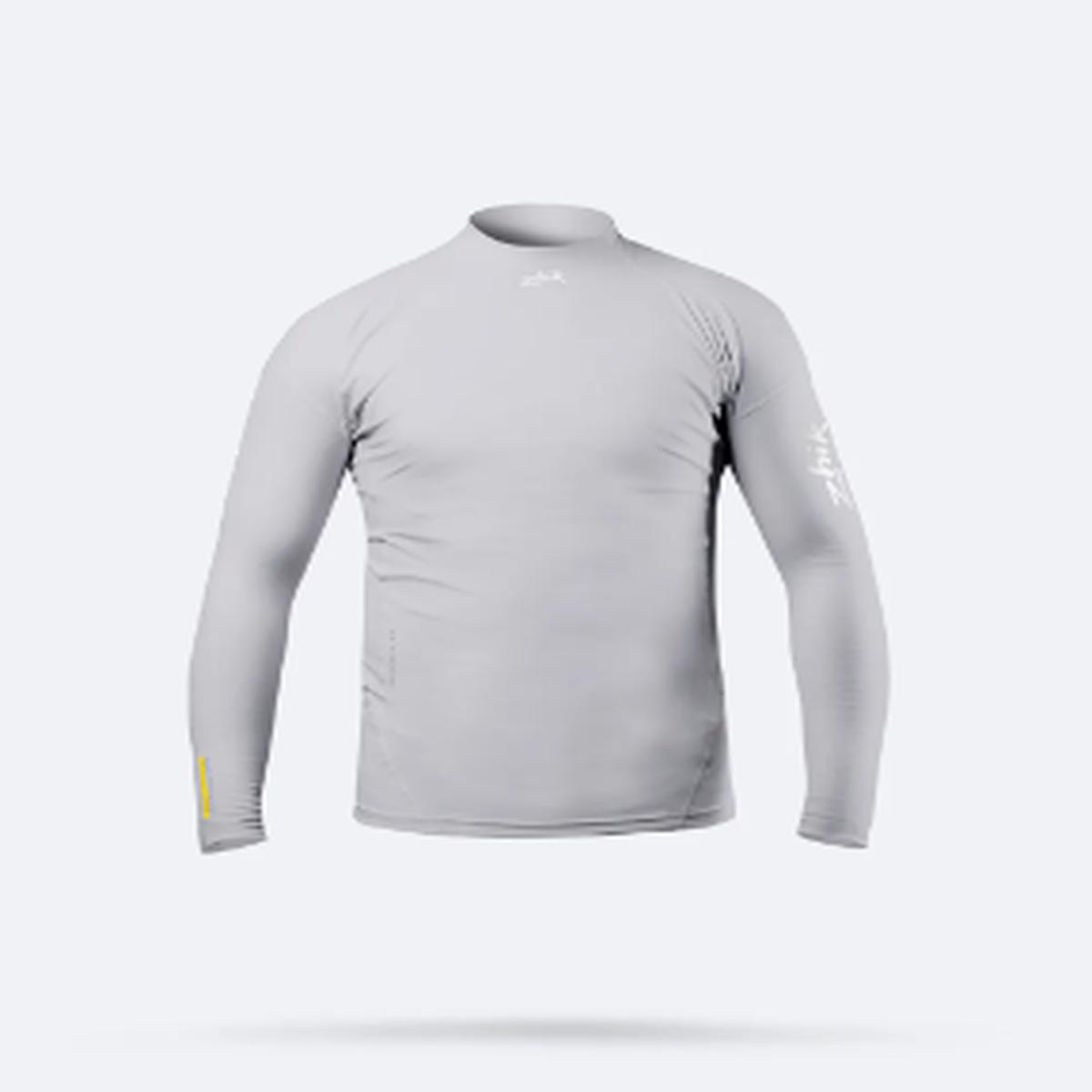 Zhik Youth Eco Spandex UPF50+ Long Sleeve Rash Guard - PLATINUM | 12