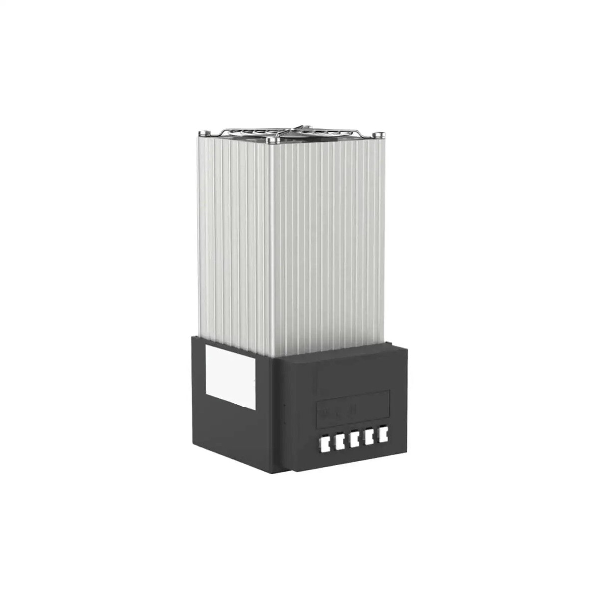 250W Enclosure Fan Heater With DIN Rail Controller And Digital Temperature Readout For Industrial Thermal Management Built Tough For Precise Heat And Reliabl...