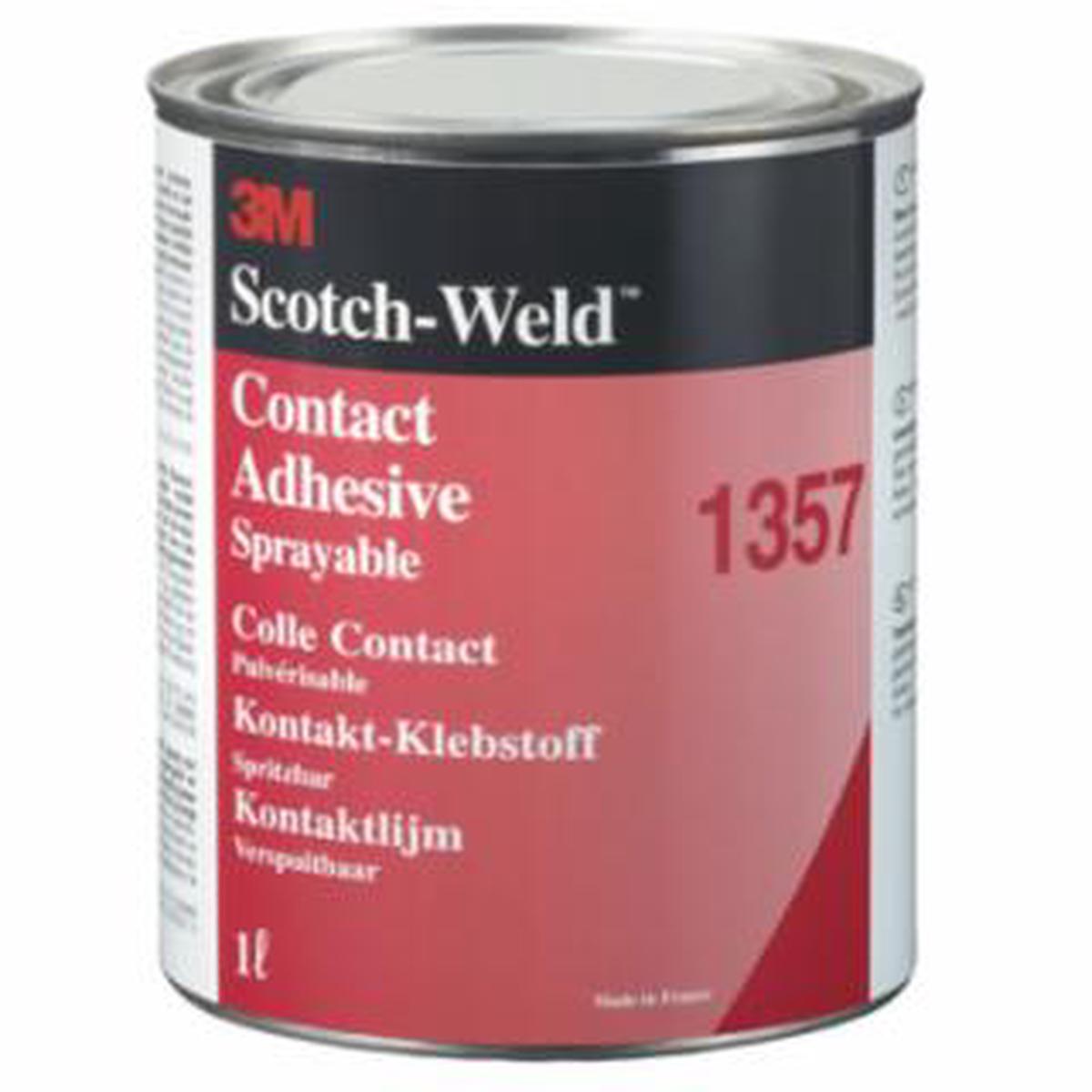 1357 Neoprene High Performance Contact Adhesive 1qt Can Gray-Green