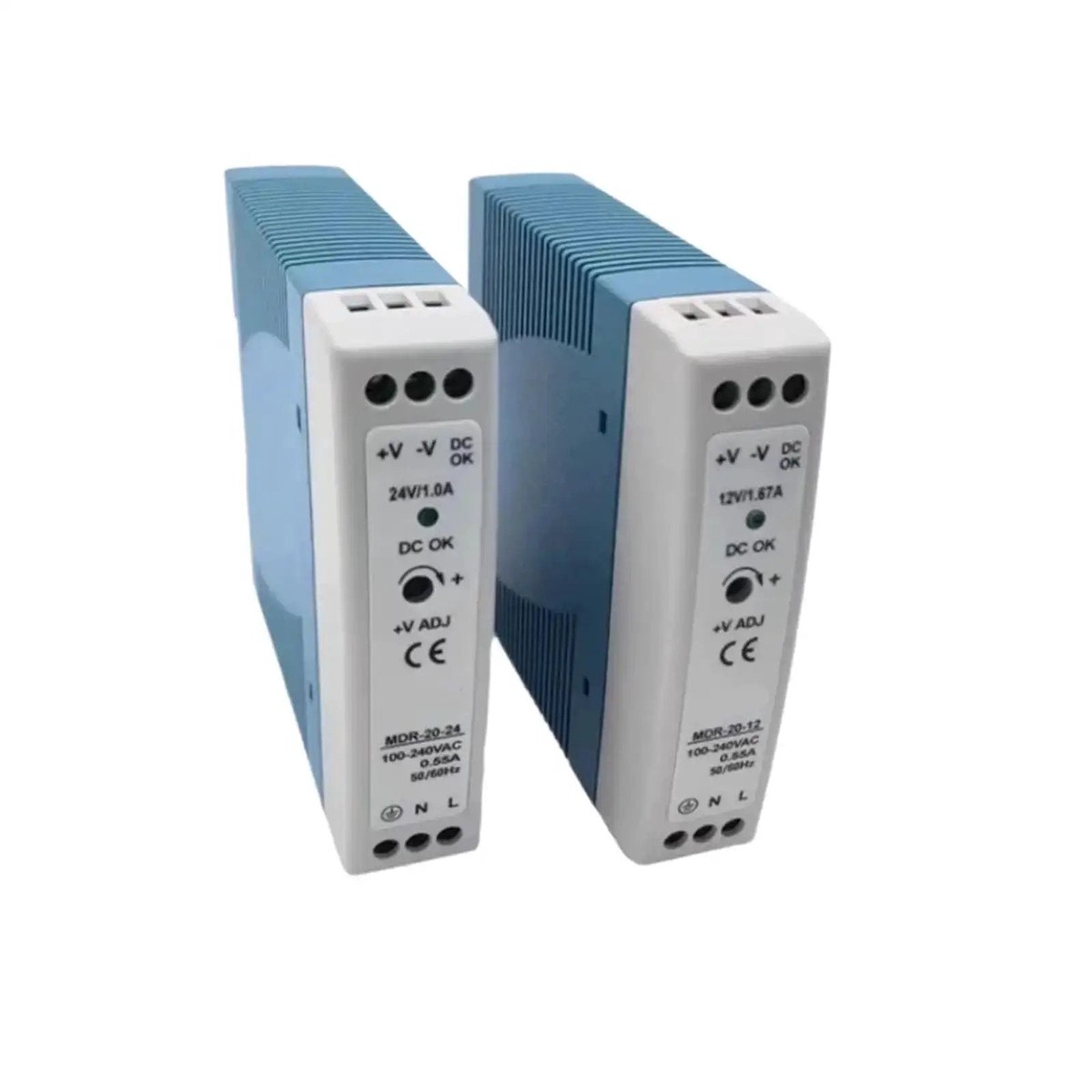 20W 12V 24V DC DIN Rail Power Supply For LED Lighting Industrial SMPS Rock Solid Build Compact High Efficiency Module Reliable 24V Output Easy Mounting