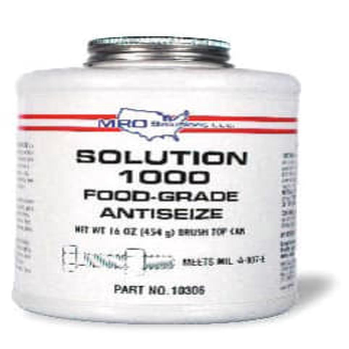 10347 MRO Solutions Solution 1000 Food Grade Anti-Seize Compound - 2 lb (Case of 12)