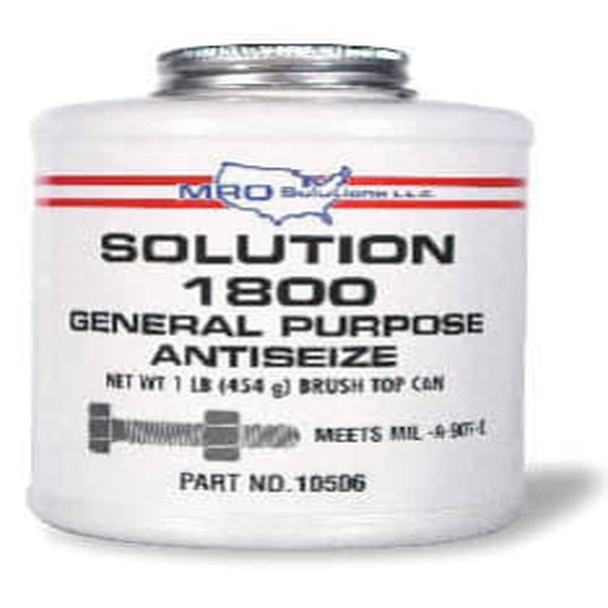 10514 MRO Solutions Solution 1800 General Purpose Anti-Seize (Silver) - 42 lb (Per Pail)