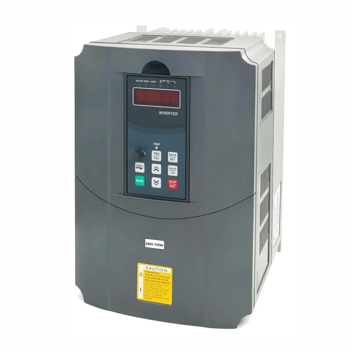 Variable Frequency Drive For Motor Speed Control And 3 Phase Conversion, 220V AC Input Output, Converts Single To Three Phase, RS485 Ready, Remote Potentiome...