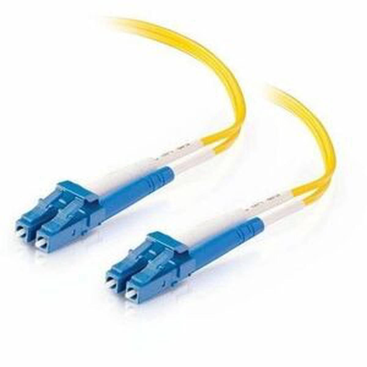 C2G 8m LC-LC 9/125 Duplex Single Mode OS2 Fiber Cable - Yellow - 26ft