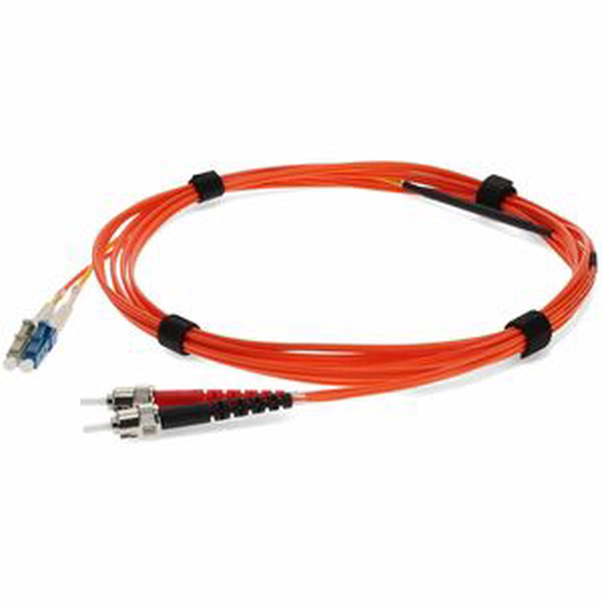 AddOn 10m ST (Male) Orange OM2 to LC (Male) Yellow OS2 Duplex OFNR Mode Conditioning Cable
