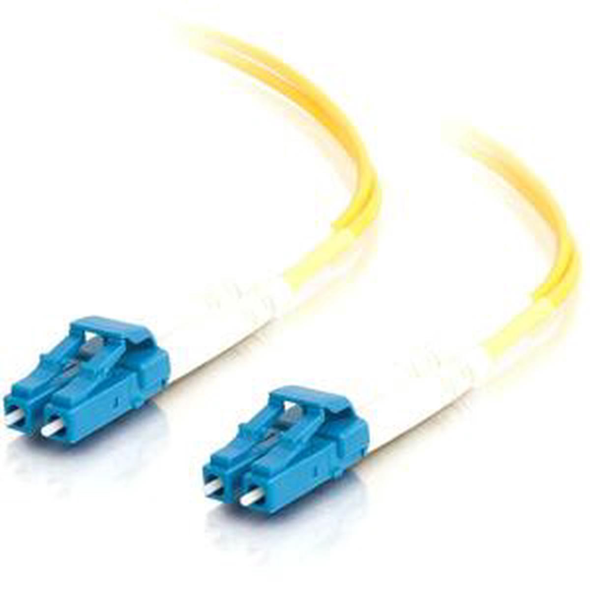 C2G-3m LC-LC 9/125 OS1 Duplex Singlemode Fiber Optic Cable (Plenum-Rated) - Yellow
