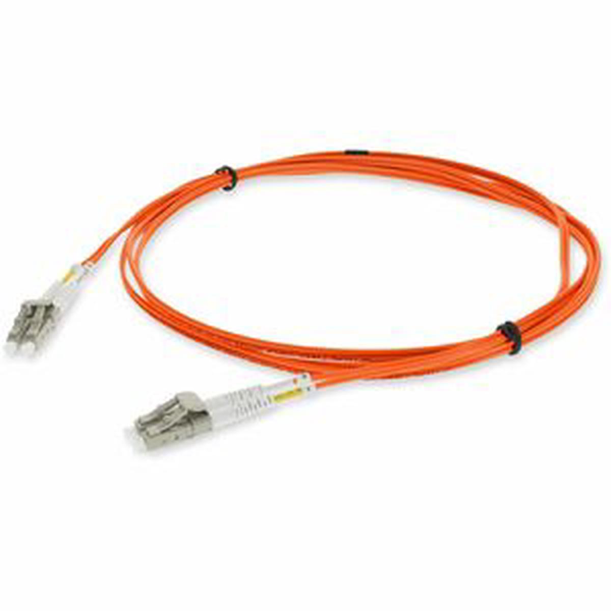 AddOn 10m LC to LC Orange OM4 Duplex OFNR (Riser-Rated) TAA Fiber Patch Cable