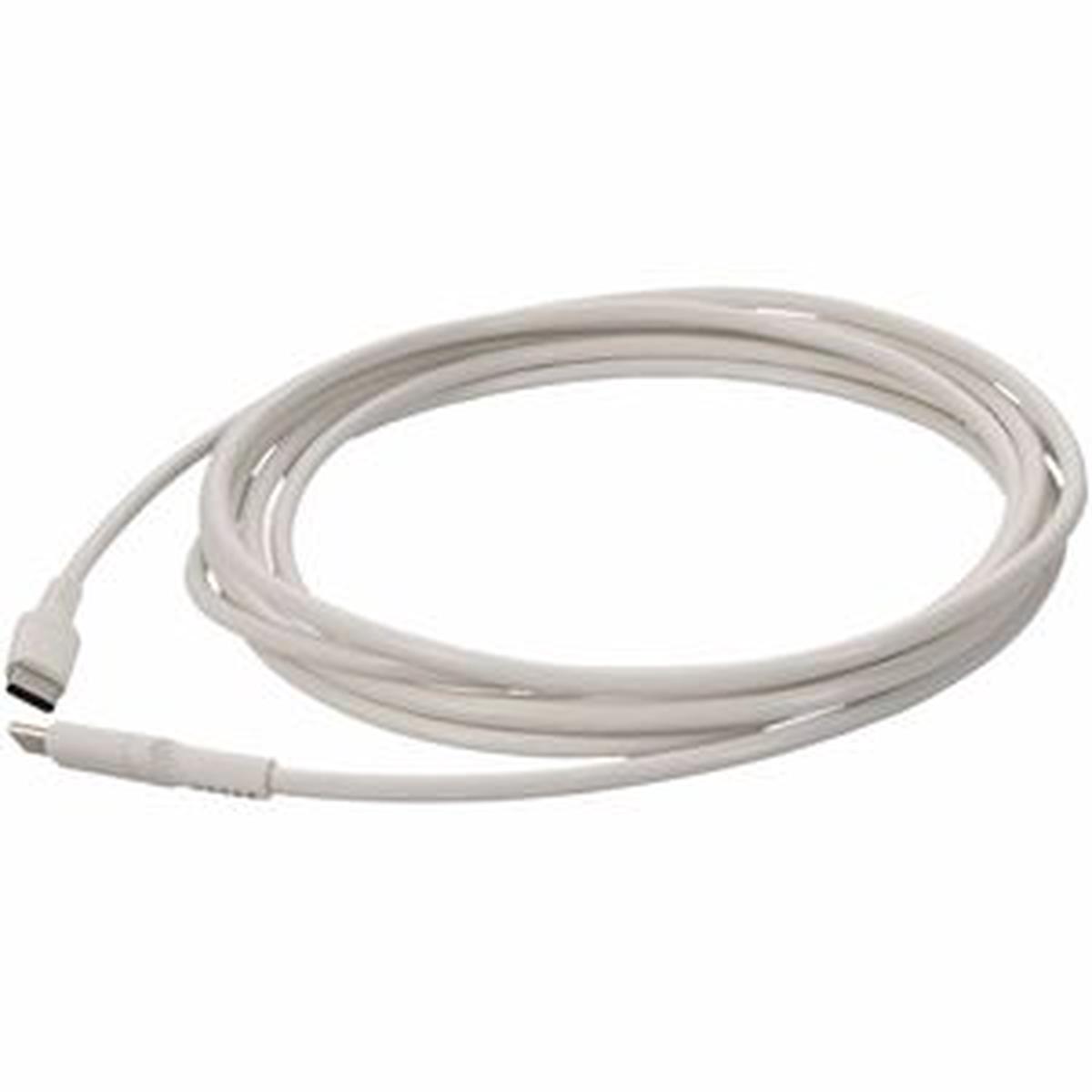 AddOn 1.0m (3.3ft) USB C 2.0 Male to USB C 2.0 Male Sync and Charge White Cable
