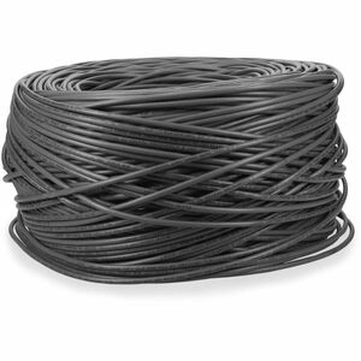 AddOn 1000ft Non-Terminated Gray CAT 6 Plenum-Rated Bulk Cable
